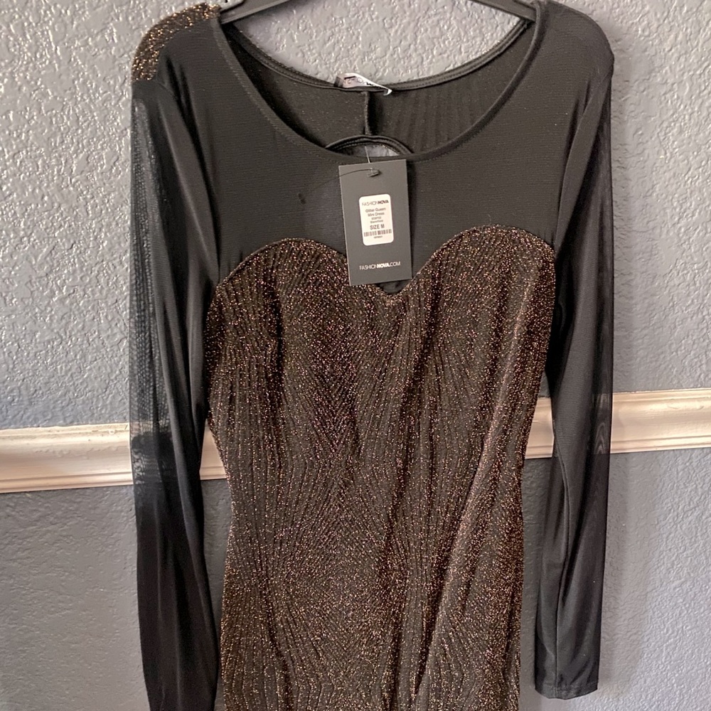 NWT mini glitter dress.